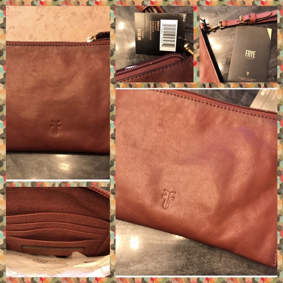 Frye Handbags - BNWT Authentic Frye Leather Wristlet